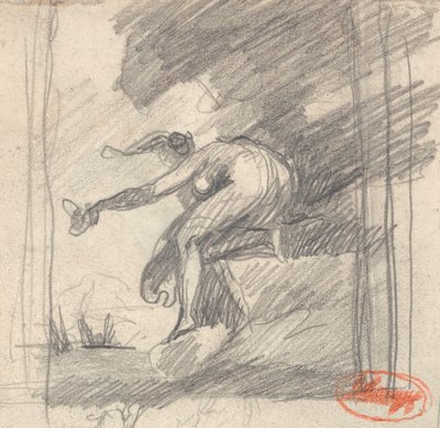 Vázlat Susan számára: „Amikor a tengerek még zúgtak” alkotó: George Romney