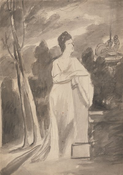 Nő az oszlopnál alkotó: George Romney