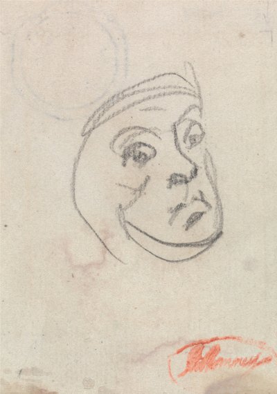 Egy fej tanulmányozása alkotó: George Romney