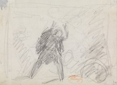 Tanulmány egy álló alakról alkotó: George Romney