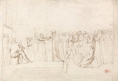 Susanna vádolása az idősebbek részéről alkotó: George Romney