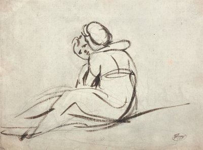 Két gyermek ölelkezik alkotó: George Romney