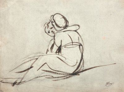 Két gyermek ölelkezik alkotó: George Romney