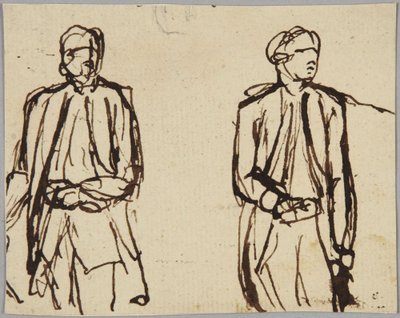 Két álló férfi alak alkotó: George Romney