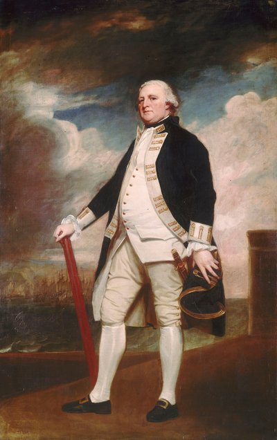 George Darby admirálishelyettes (1720-1790 körül) alkotó: George Romney