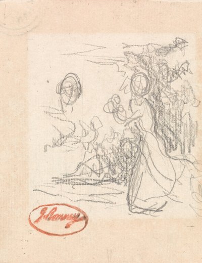 Fiatal hölgy, valószínűleg menekül alkotó: George Romney