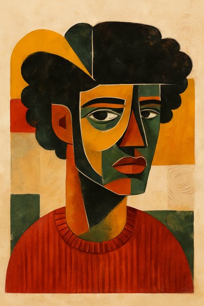 Együtt ébredni, 2025 (akril, vászon) alkotó: George Rosaly