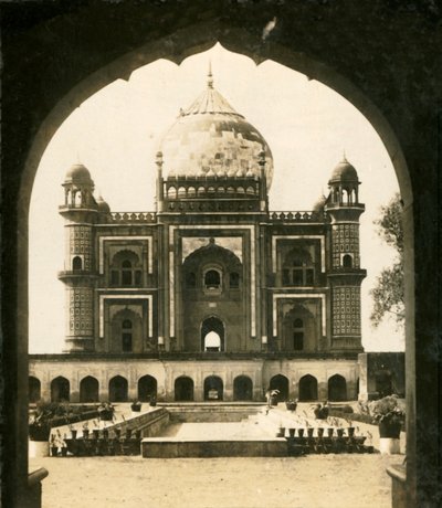 Safdarjungs Tomb, Delhi, India, 1909. alkotó: George Rose