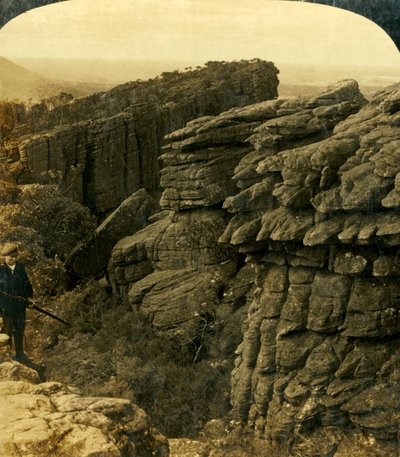 The Edge of Wonderland, Grampians, Victoria, Ausztrália..., 1908. alkotó: George Rose