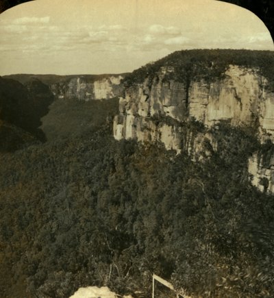 The Grose Valley, Blue Mountains, N.S.W., Ausztrália, 1909. alkotó: George Rose