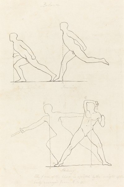 Felkészülés a futásra; Futó; Meglepő alkotó: George Scharf after John Flaxman