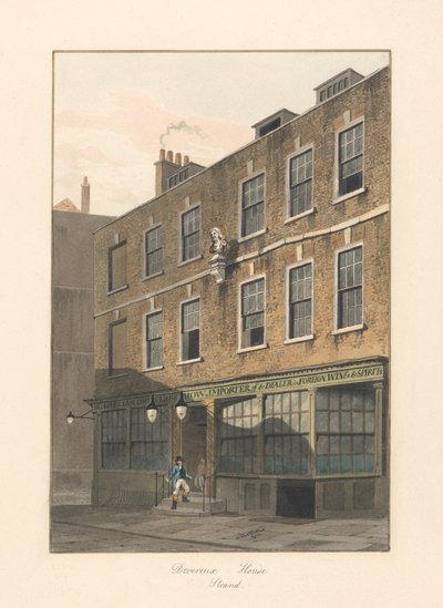 Devereux House, a Strand, London alkotó: George Shepheard