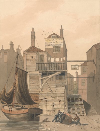 Shadwell a Hajófogadónál alkotó: George Shepheard