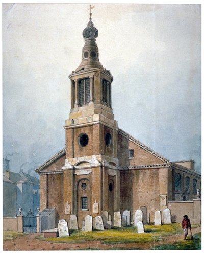 Szent Anna-templom, Dean Street, Soho, London, 1828 alkotó: George Shepherd