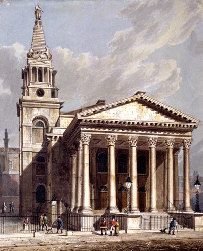 St George, Bloomsbury, Holborn, London, 1811 alkotó: George Shepherd