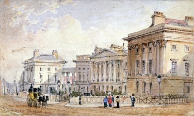 Kilátás a Clarence Terrace-ra a Regent