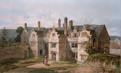 Trerice kilátása, Cornwall, 1819 alkotó: George Shepherd