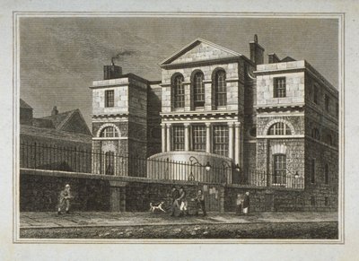 Kilátás a Sessions House-ra, Old Bailey, 1812 alkotó: George Shepherd