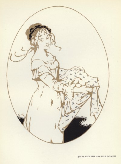 Illusztráció A boldog képmutatóhoz, Max Beerbohm (színes litó) alkotó: George Sheringham