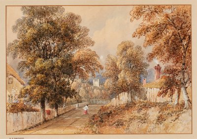 East Stratton (akvarell) alkotó: George Sidney Shepherd
