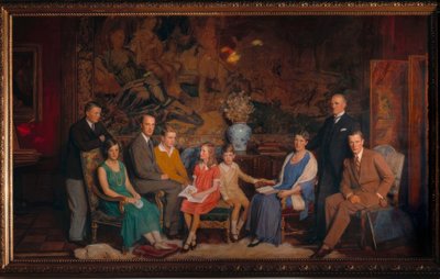 Gustav Krupp v. B. u.H. családi kép alkotó: George Simon Harcourt