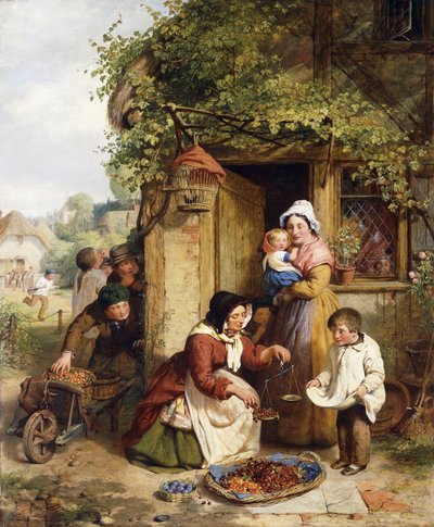 A cseresznye eladó, 1856 alkotó: George Smith