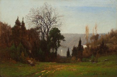 A Palisadékkal szemben alkotó: George Snr. Inness