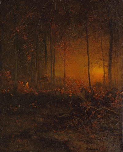 A Nap ragyogása, 1887 alkotó: George Snr. Inness