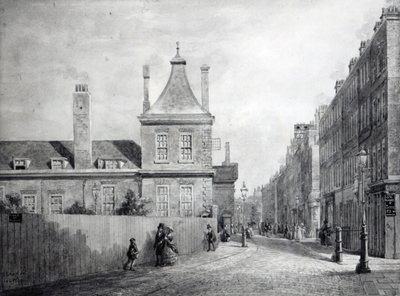 Montague House, Bloomsbury, London 1845-49 alkotó: George Snr Scharf