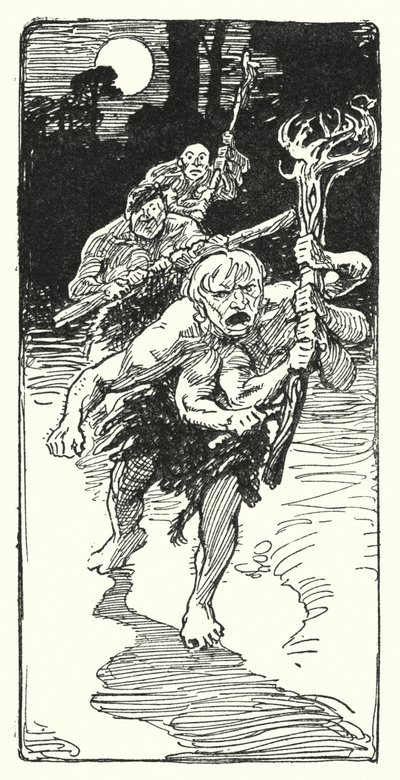 Jason és az argonauták: "Amíg aludtak, szörnyű emberek szálltak rájuk" (litho) alkotó: George Soper