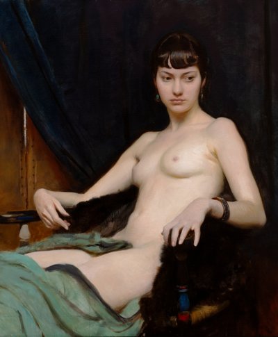 Tanulmány (olaj, vászon) alkotó: George Spencer Watson