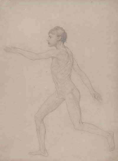 Emberi alak, oldalnézet (a VIII. táblázat végső tanulmányának előzetes vázlata) alkotó: George Stubbs