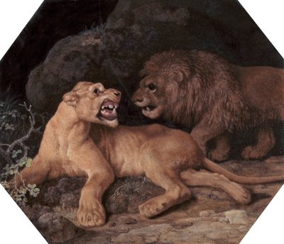 Oroszlán és Oroszlán alkotó: George Stubbs