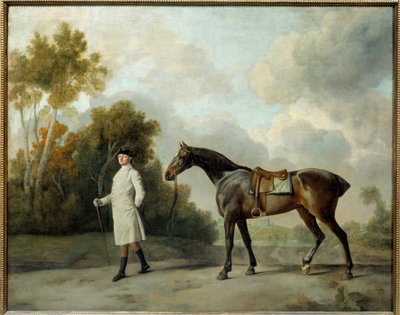 Assheton, Curzon első vikomt és Mare Maria festménye, George Stubbs (1724-1806) portréja V. 1x1,28 m alkotó: George Stubbs