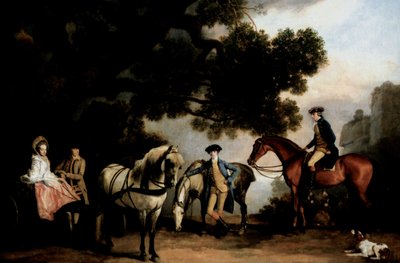 A Milbanke és Melbourne családok alkotó: George Stubbs