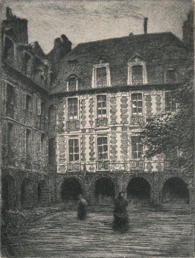 "Victor Hugo háza, Places des Vosges", 1915 alkotó: George T Plowman