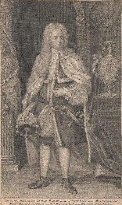Edward Harley, Oxford 2. grófja és Mortimer grófja alkotó: George Vertue