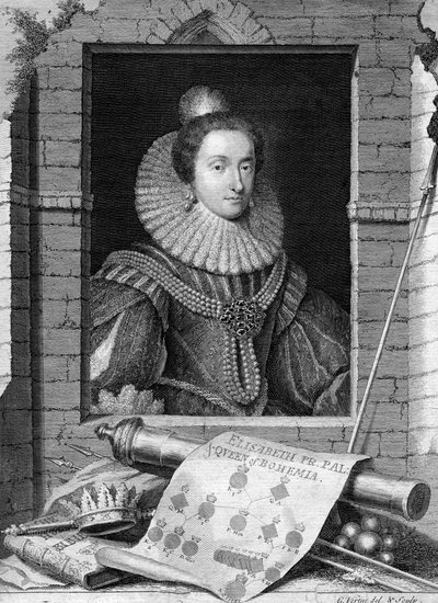 Cseh Erzsébet, 1700-1750. alkotó: George Vertue