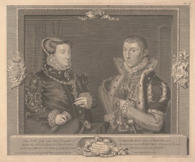 Frances Gray (született Brandon), Suffolk hercegnője és férje, Adrian Strokes alkotó: George Vertue