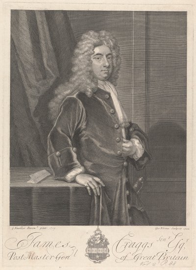 Idősebb James Craggs alkotó: George Vertue