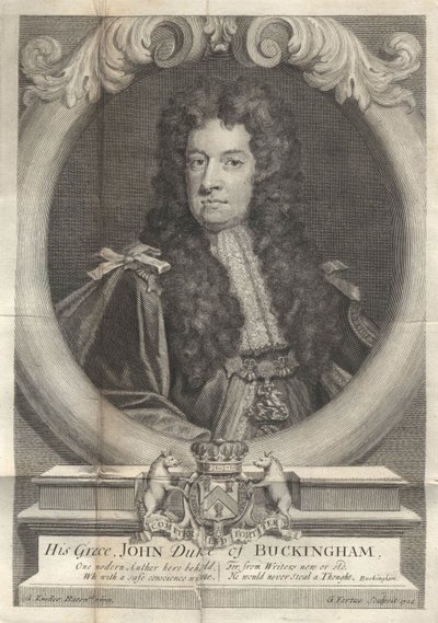 John Sheffield, Buckingham és Normanby első hercege 1648-1721, 1722 alkotó: George Vertue