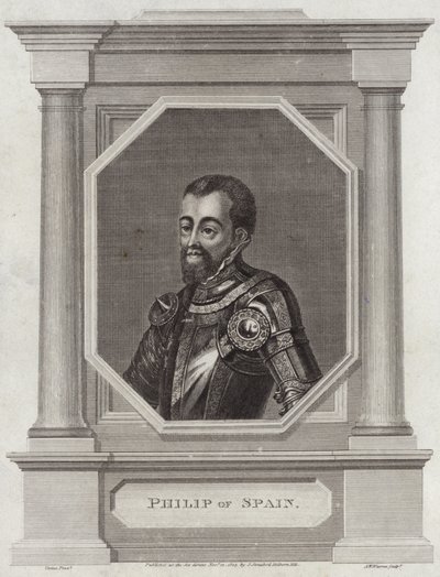 Fülöp spanyol király, II alkotó: George Vertue