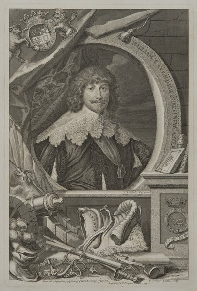 William Cavendish, Newcastle első hercegének portréja, 1739 alkotó: George Vertue