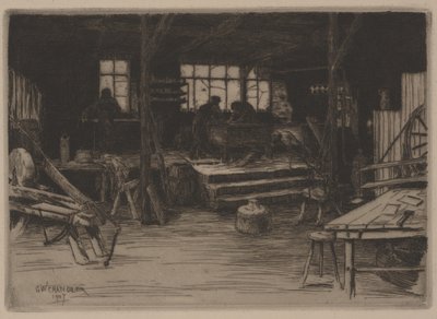 Gyalulás alkotó: George Walter Chandler
