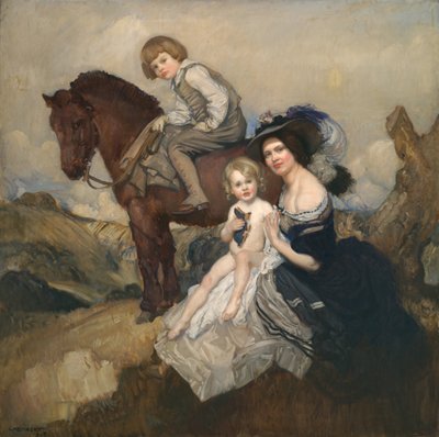 Portré csoport alkotó: George Washington Lambert