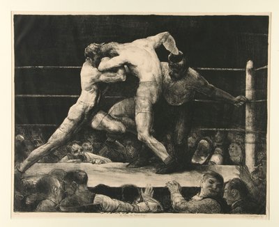 Egy szarvas a Sharkey-ban alkotó: George Wesley Bellows
