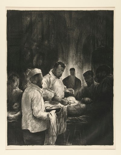 Báziskórház, No. 1, a War Series-ből alkotó: George Wesley Bellows
