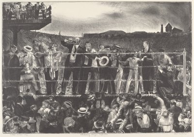 Bemutatkozik Georges Carpentier, 1921. alkotó: George Wesley Bellows