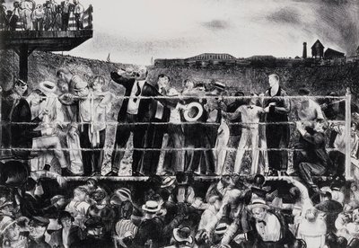 Bemutatkozik Georges Carpentier, 1921 alkotó: George Wesley Bellows