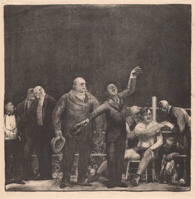 John L. Sullivan bemutatása alkotó: George Wesley Bellows